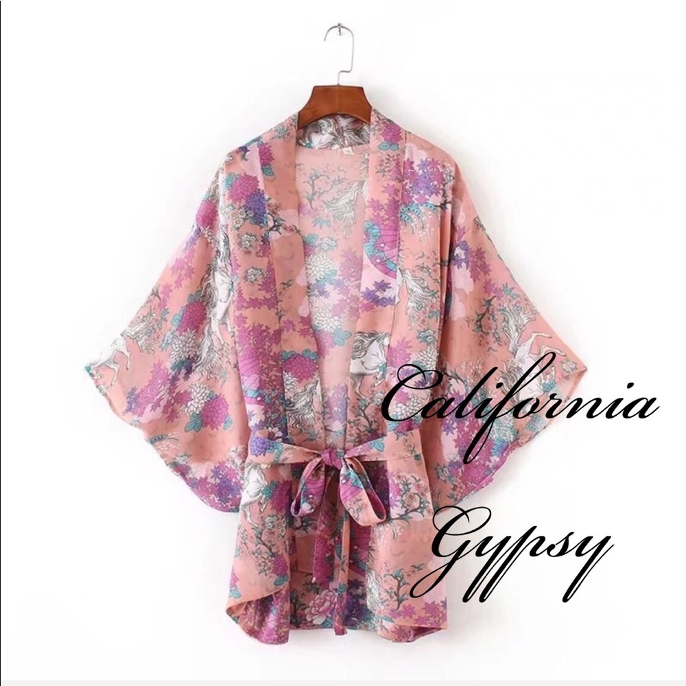 Wild Horse Gypsy Kimono Boho ๐ธ - Picture 2 of 9